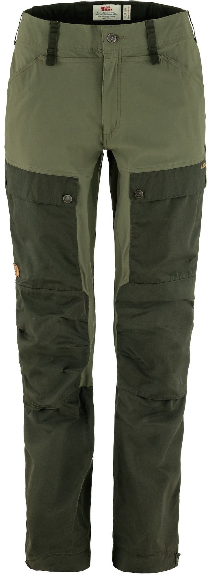 Fjällräven Women's Keb Trousers Curved  Deep Forest/Laurel Green Fjällräven