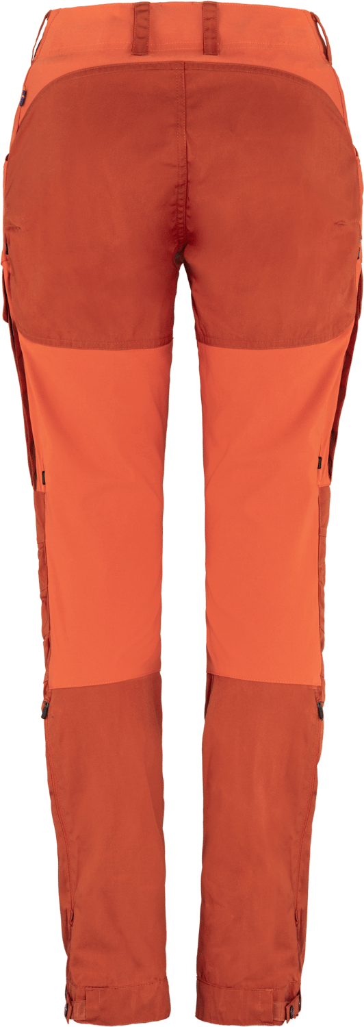 Fjällräven Women's Keb Trousers Curved  Cabin Red/Rowan Red Fjällräven