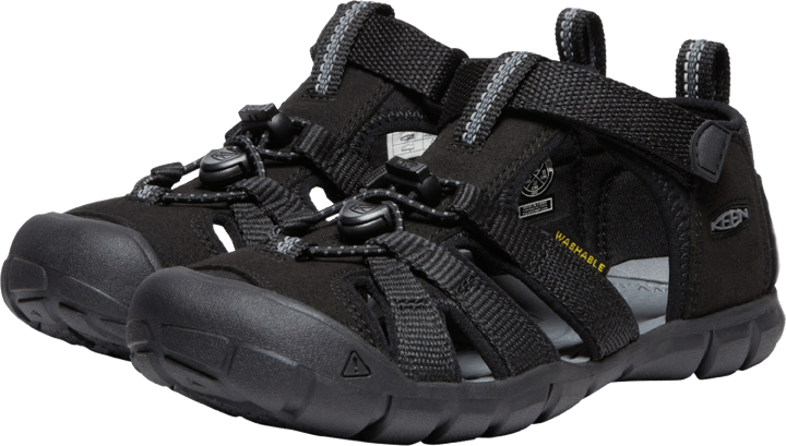 Kids' Seacamp II Cnx Sandals Black/Grey Keen