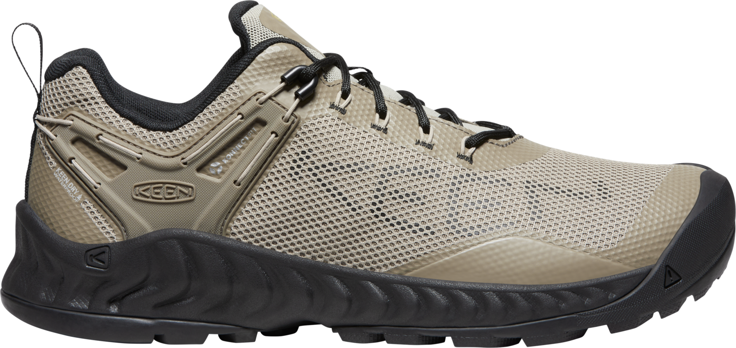 Keen Men's NXIS EVO Waterproof Shoe Plaza Taupe-Citronelle Vandresko 47