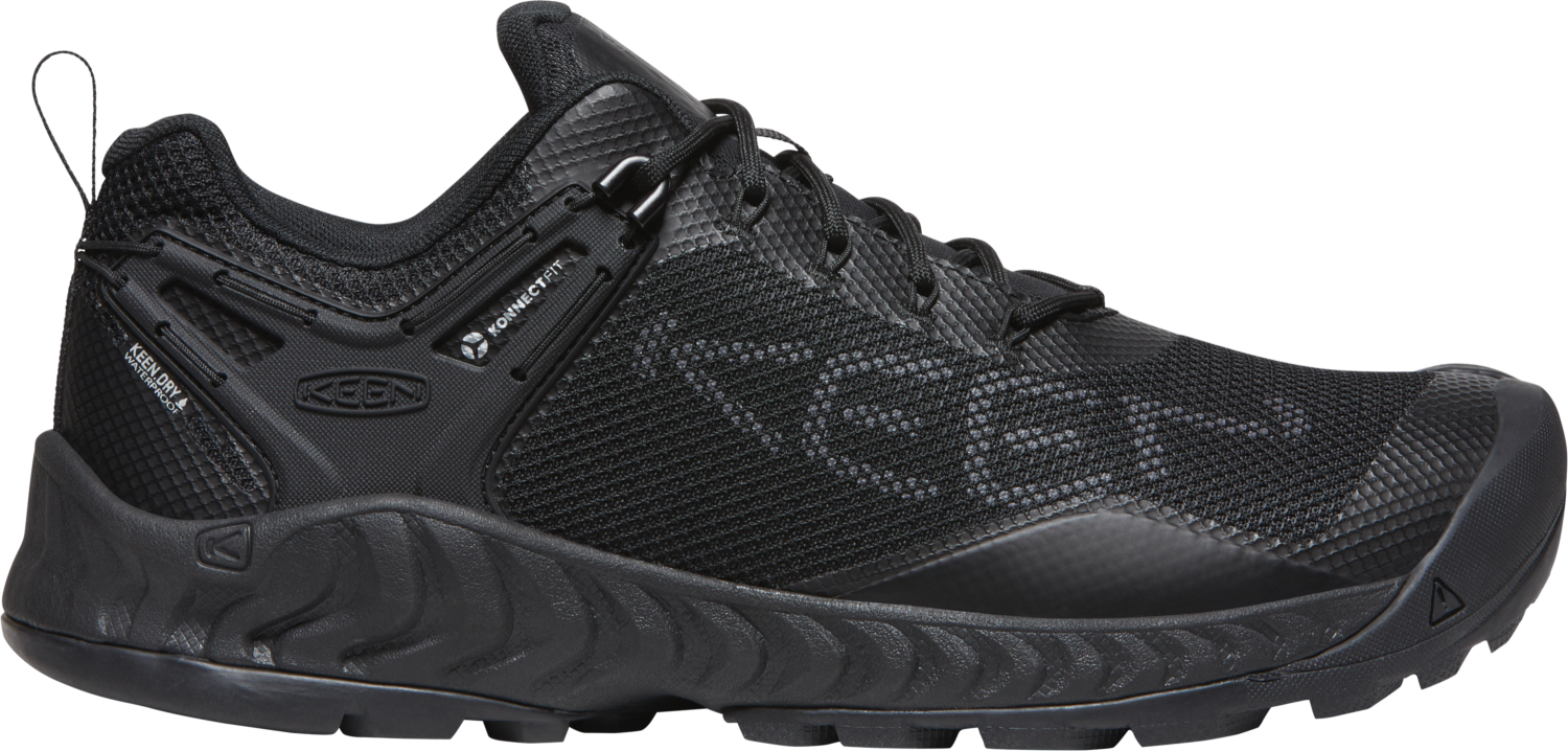 Keen Men's NXIS EVO Waterproof Shoe Triple Black 43, Triple Black