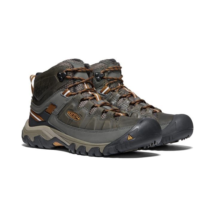 Keen Men's Targhee III Waterproof Mid Black Olive/Golden Brown Keen