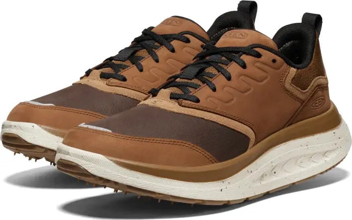 Men's WK400 Leather Walking Shoe Bison-Toasted Coconut Keen