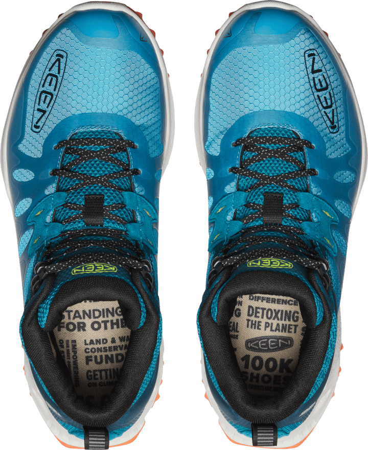 Keen Men's Zionic Waterproof Boot Fjord Blue-Evening Primrose Keen