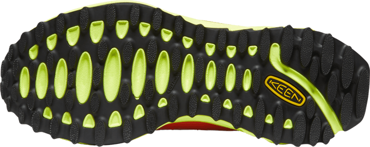 Keen Men's Zionic Waterproof Shoe Scarlet Ibis-Fjord Blue Keen