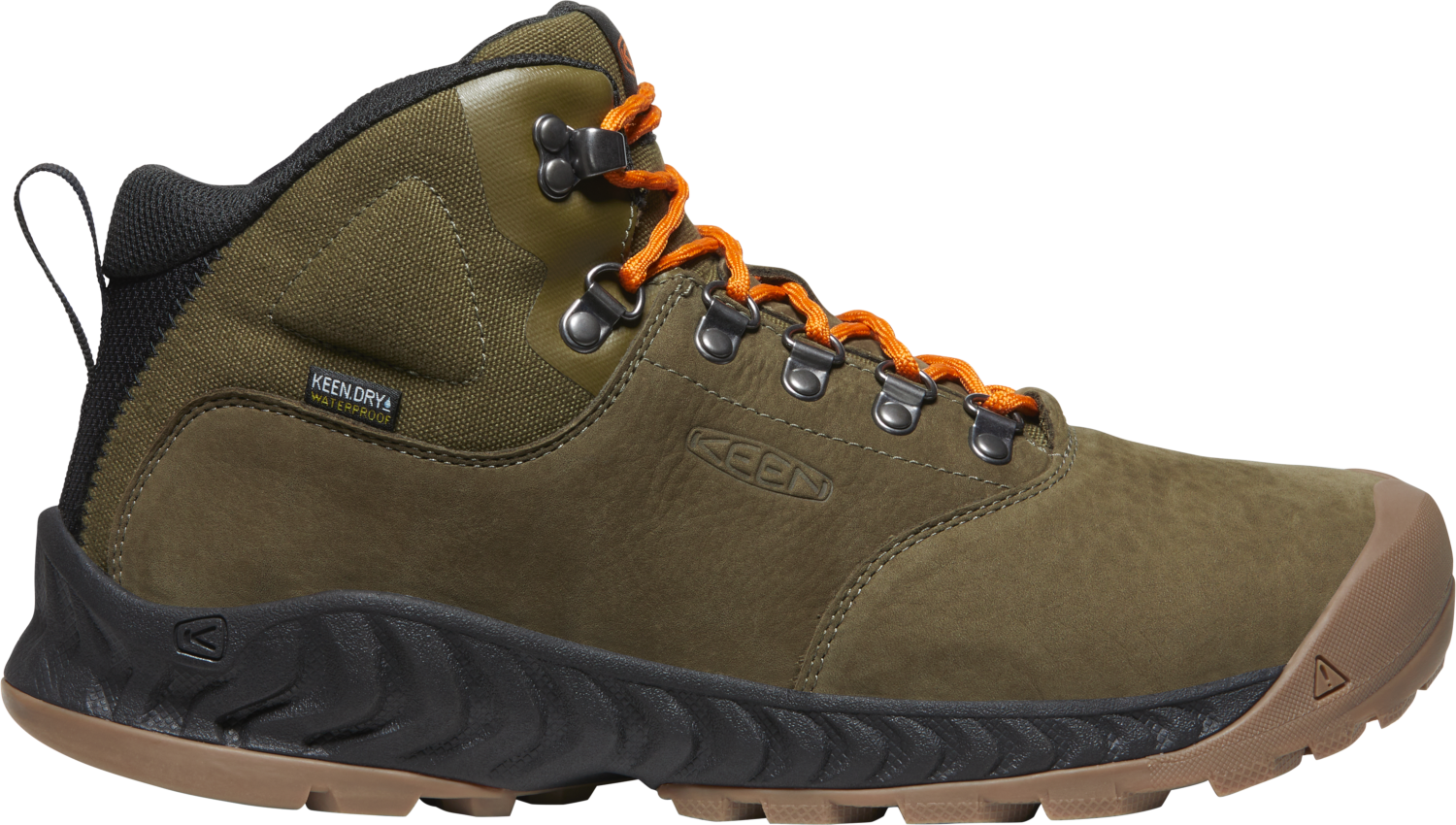 Men's Nxis Explorer Waterproof Boot Dark Olive-Black