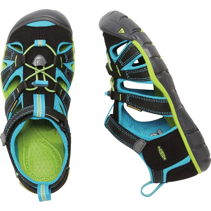 Kids' Seacamp II CNX BLACK/BLUE DANUBE Keen