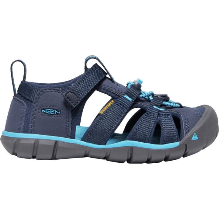 Kids' Seacamp II CNX Blk Iris-vivid Blue Keen