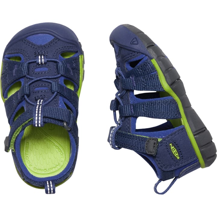 Keen Toddlers' Seacamp II CNX Blue Depths/Chartreuse Keen