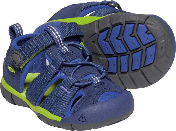 Keen Toddlers' Seacamp II CNX Blue Depths/Chartreuse Keen