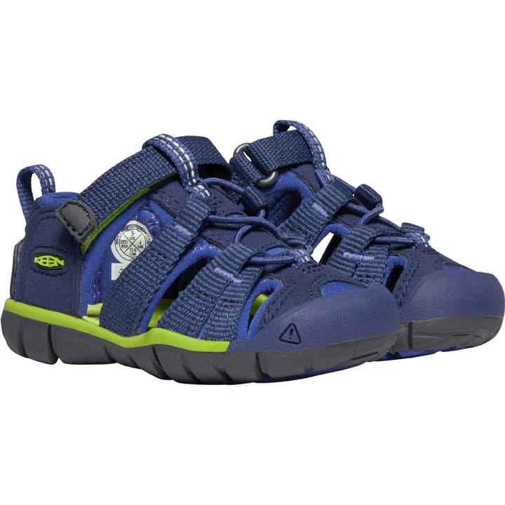 Keen Toddlers' Seacamp II CNX Blue Depths/Chartreuse Keen