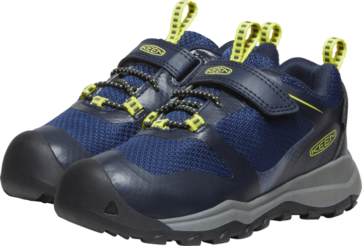 Junior's Wanduro Waterproof Shoe Sky Captain-Evening Primrose Keen