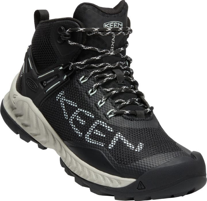 Keen Women's Nxis Evo Mid Waterproof Black-Blue Glass Keen