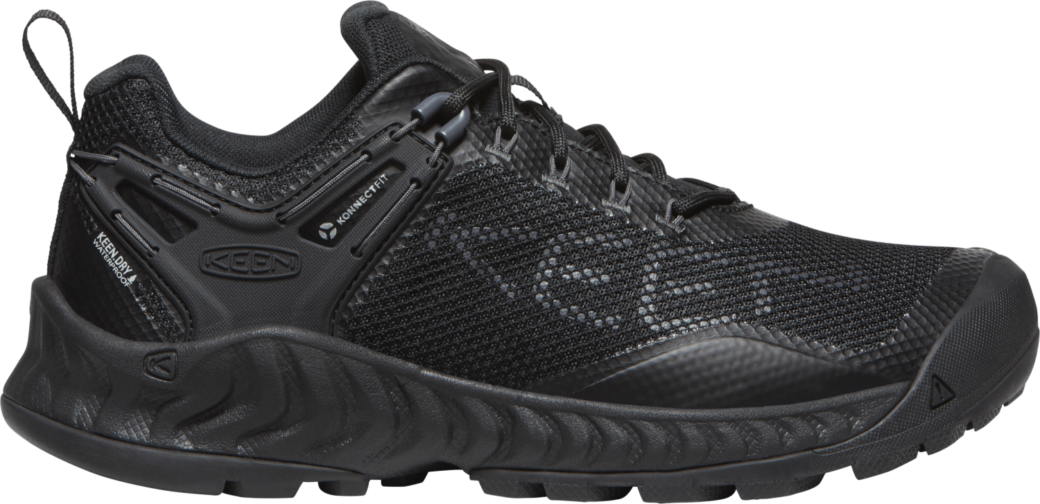 Keen Women's NXIS EVO Waterproof Black-Steel Grey