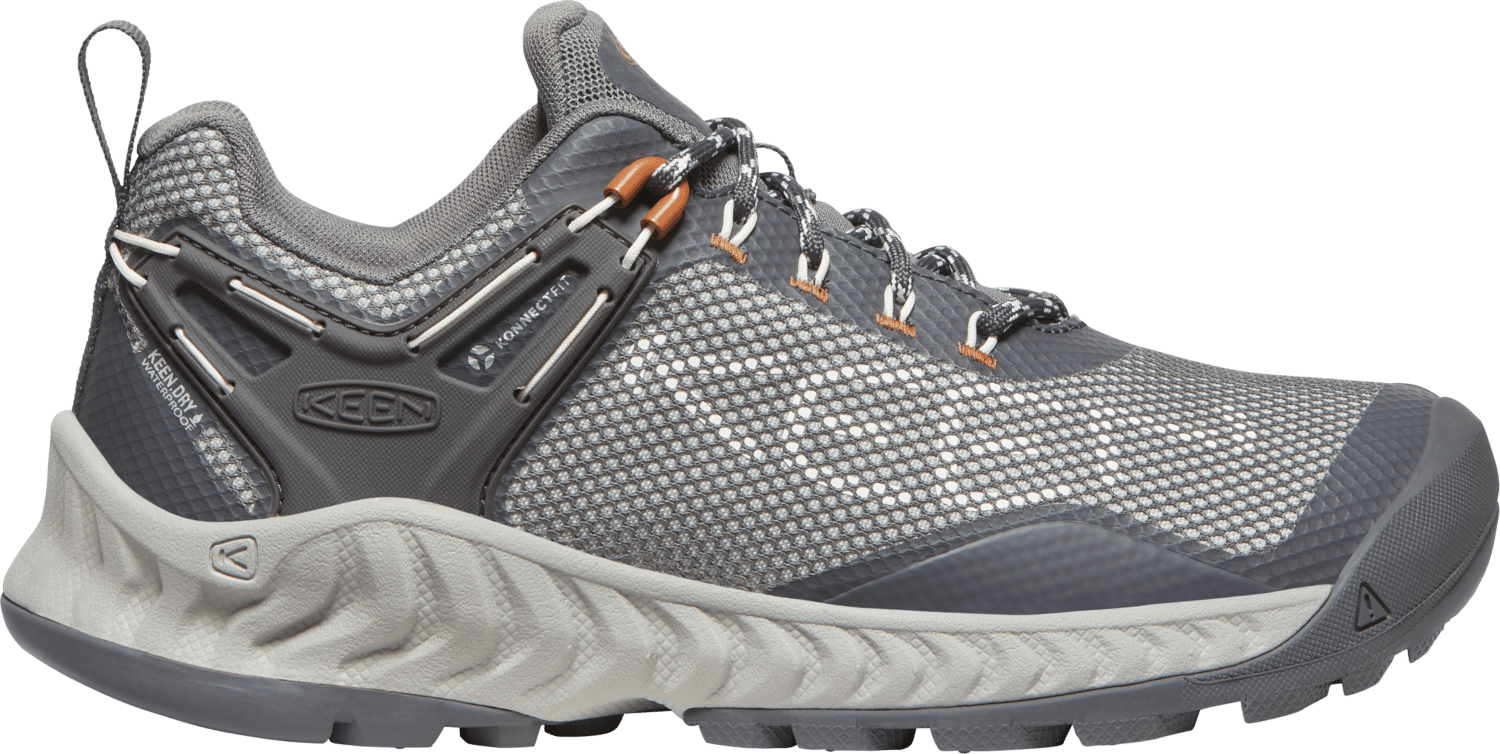 Keen Women's NXIS EVO Waterproof Steel Grey-Keen Maple