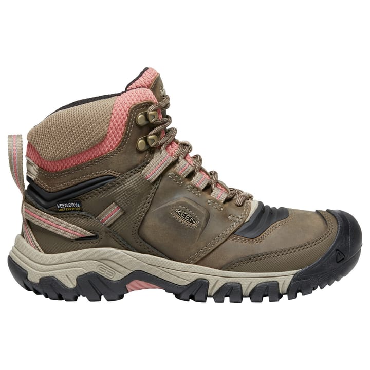 Keen Women's Ridge Flex Mid Waterproof Timberwolf/Brick Dust Keen