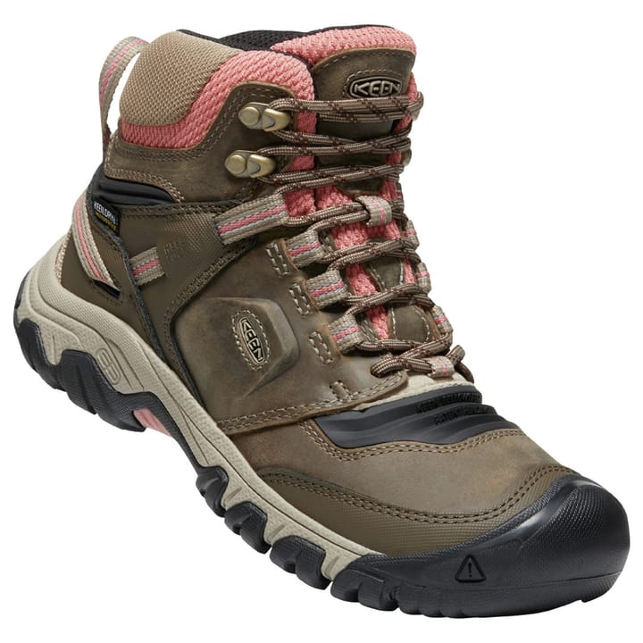 Women's Ridge Flex Mid Waterproof Timberwolf/Brick Dust Keen