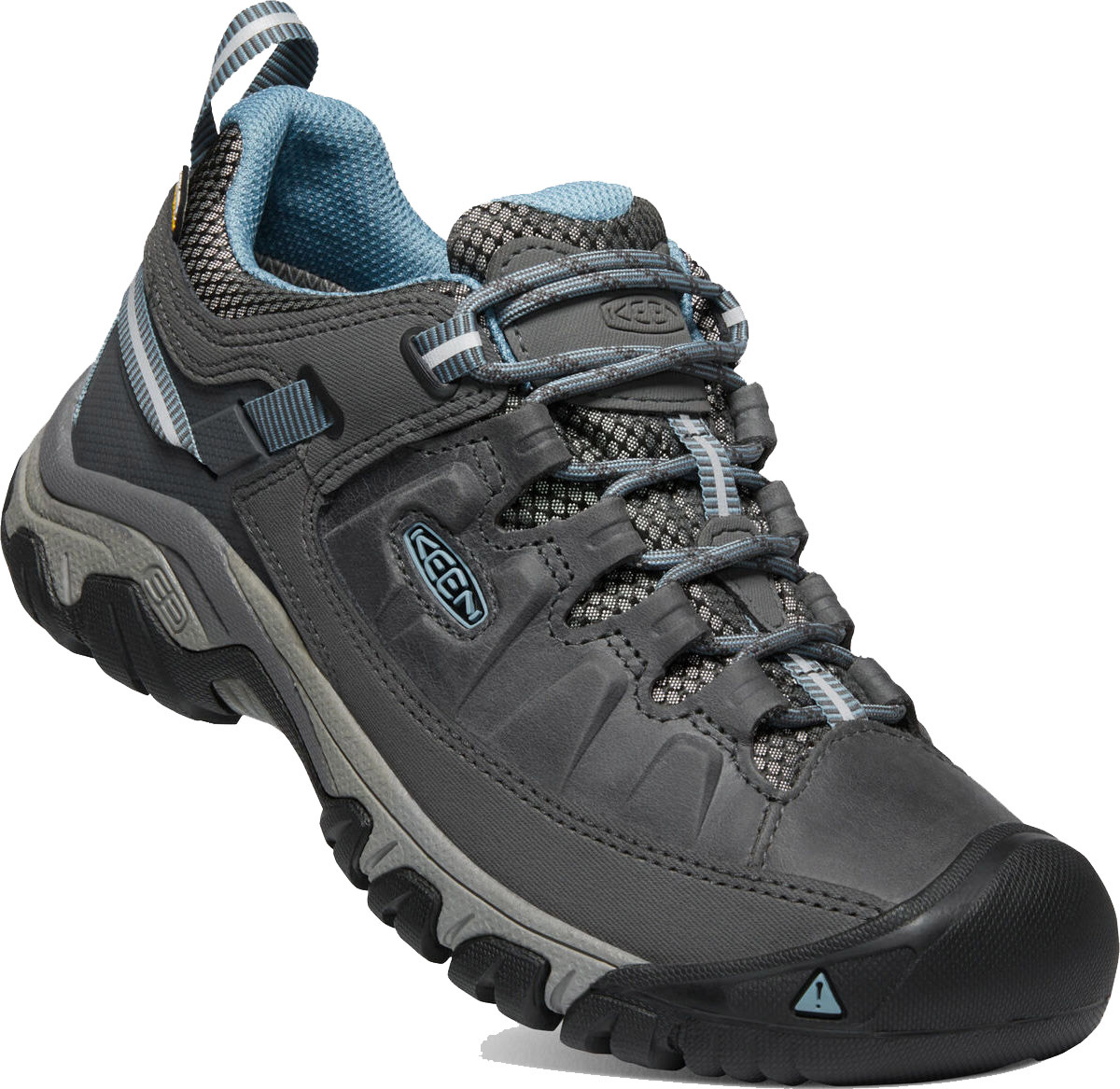 Keen Women's Targhee III Waterproof Hiking Shoes Magnet/Atlantic Blue 38.5, Magnet/Atlantic Blue