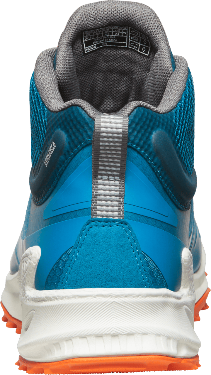 Keen Women's Zionic Mid Waterproof Boot Fjord Blue-Tangerine Keen