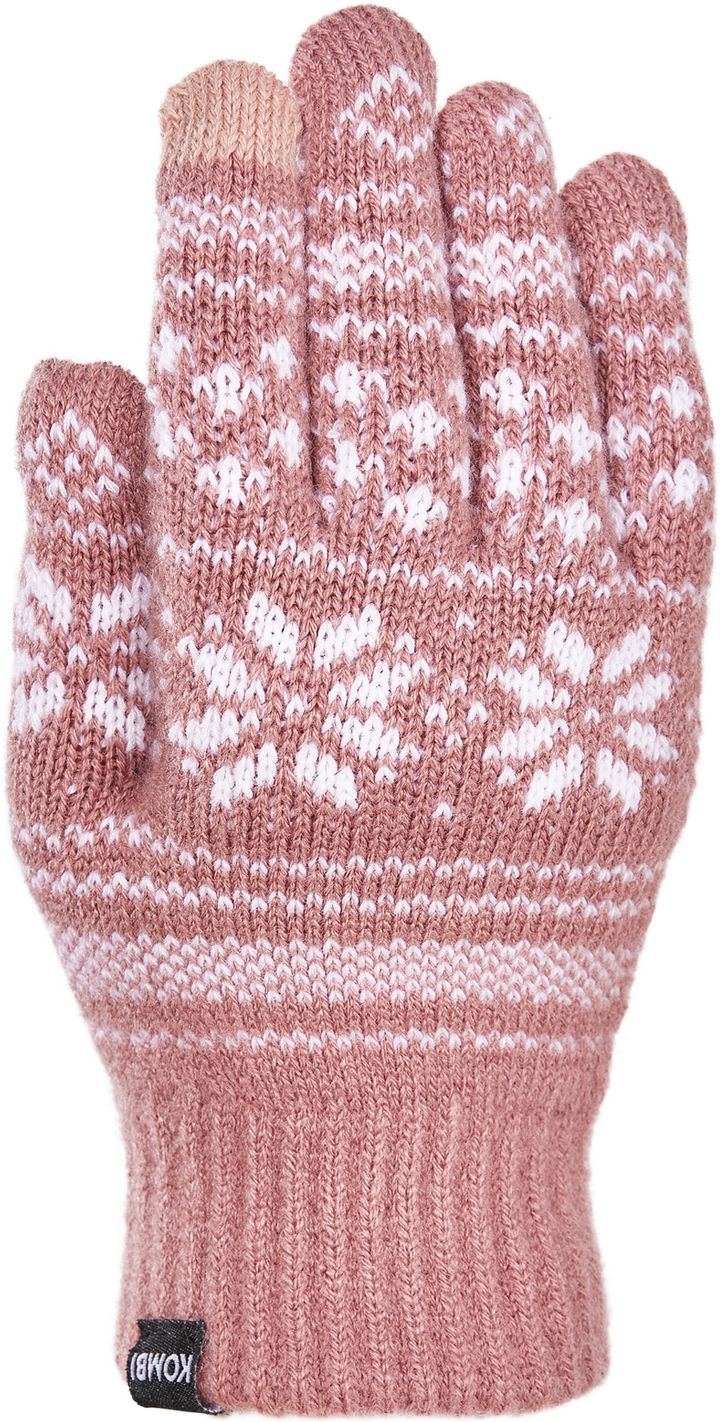 Kombi Unisex Nordic Jacquard Gloves Nostalgia Rose Kombi