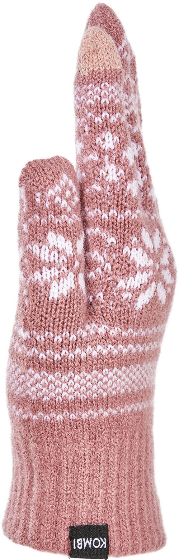 Kombi Unisex Nordic Jacquard Gloves Nostalgia Rose Kombi