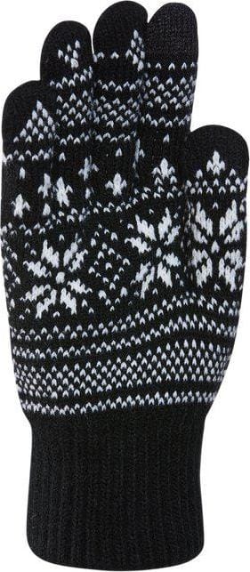 Kombi Unisex Nordic Jacquard Gloves Black Kombi
