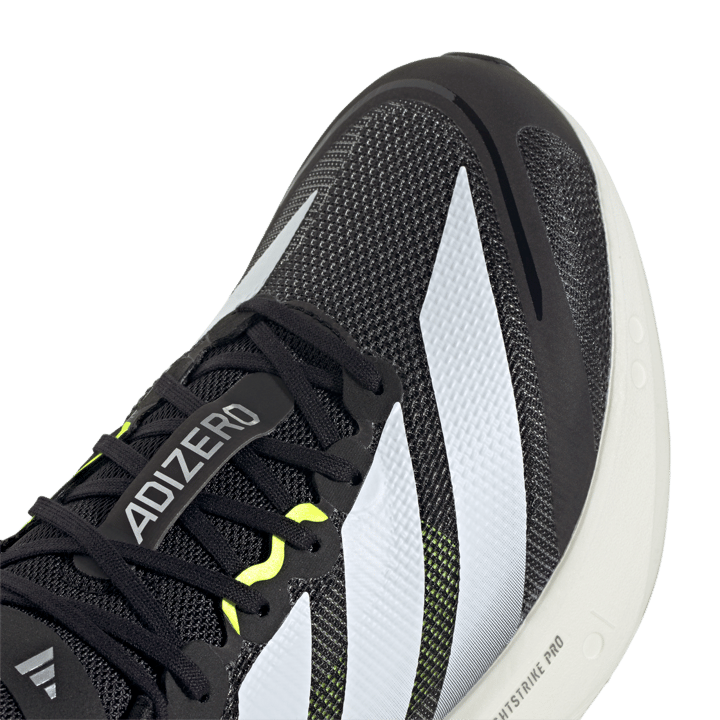 Adidas Men's Adizero Boston 13 Core Black/FTWR White/Solar Yellow Adidas