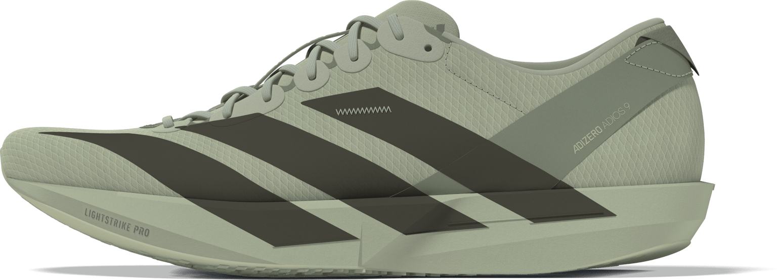 Adidas Men's Adizero Adios 9 Halo Green/Branch/Ice Gold Metal