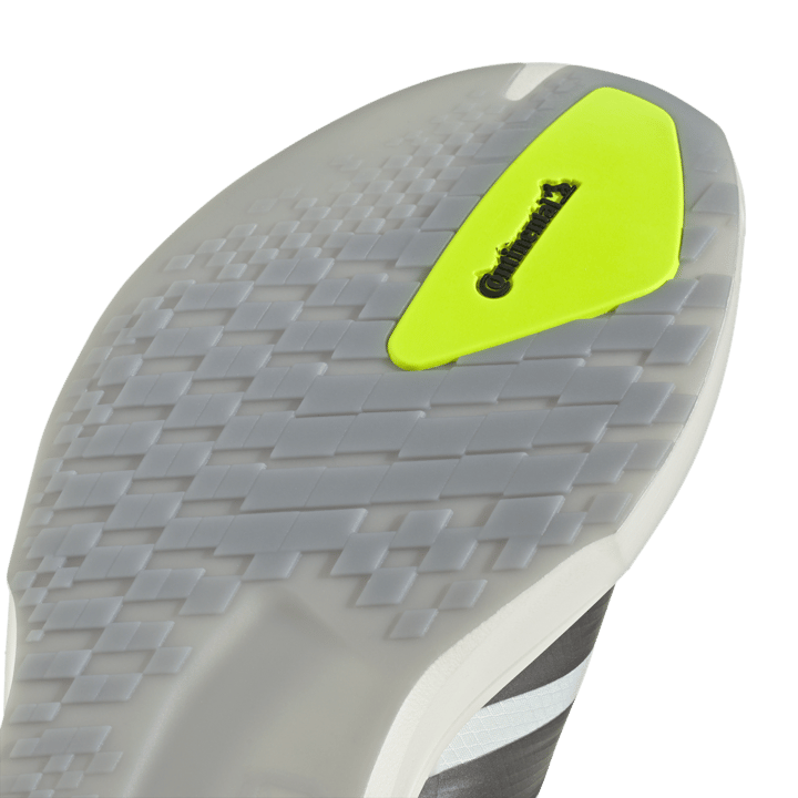 Adidas Men's Adizero Adios 9 FTWR White/Iron Metal/Solar Yellow Adidas