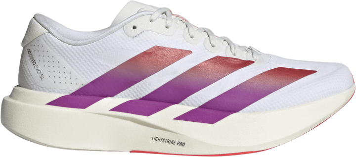 Adidas Men's Adizero Evo SL Ftwr white/Lucid red/Crystal white Adidas