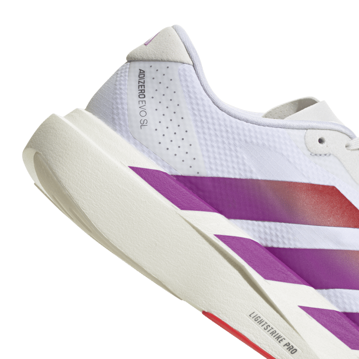 Adidas Men's Adizero Evo SL Ftwr white/Lucid red/Crystal white Adidas