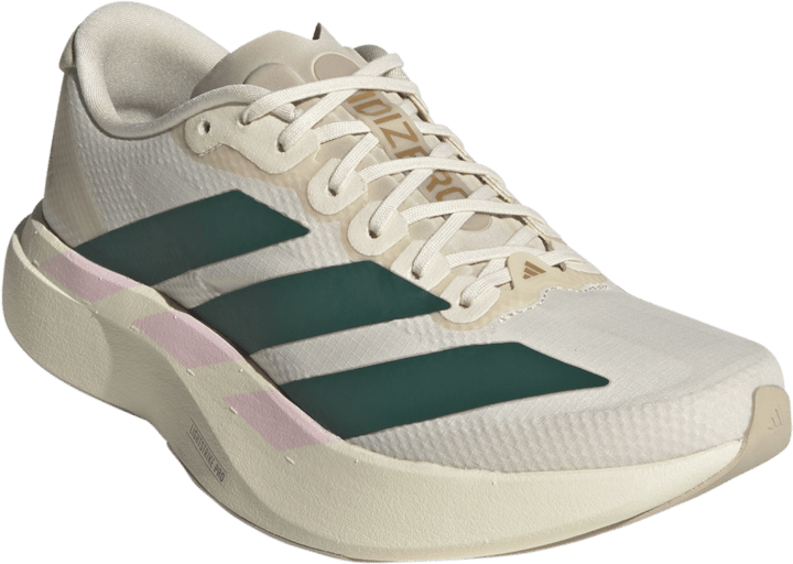 Adidas Women's Adizero Evo Sl Woven Wonder White / Collegiate Green / Clear Pink Adidas