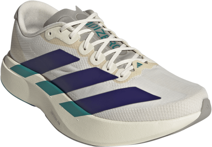 Adidas Men's Adizero Evo SL Wonder white/Collegiate purple/Equipment Green Adidas