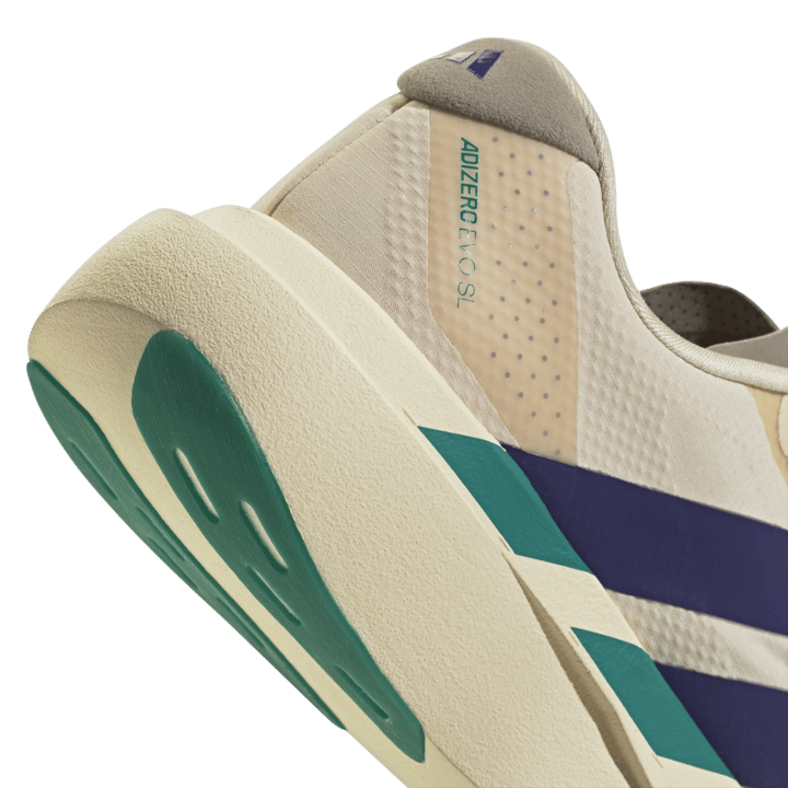 Adidas Men's Adizero Evo SL Wonder white/Collegiate purple/Equipment Green Adidas