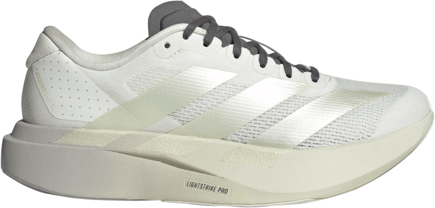 Adidas Women's Adizero Evo SL Off White/Ice Gold Metal/Granite