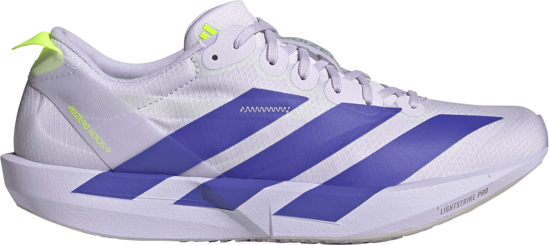 Adidas Women's Adizero Adios 9 Purple Tint / Solar Purple / Signal Green