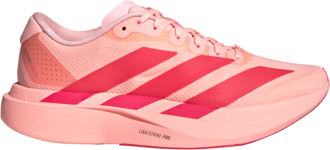 Adidas Women's Adizero Evo Sl Woven Frozen Turbo / Lucid Red / Silver Met