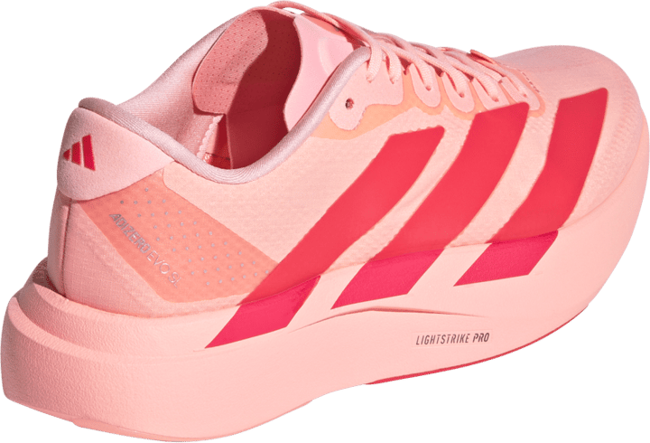 Adidas Women's Adizero Evo Sl Woven Frozen Turbo / Lucid Red / Silver Met Adidas