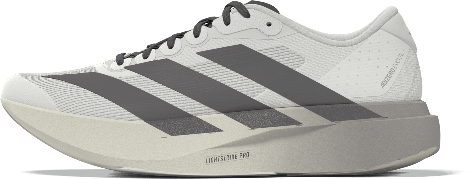 Adidas Men's Adizero Evo SL Off White/Aurora Coffee Metal/Matte Silver