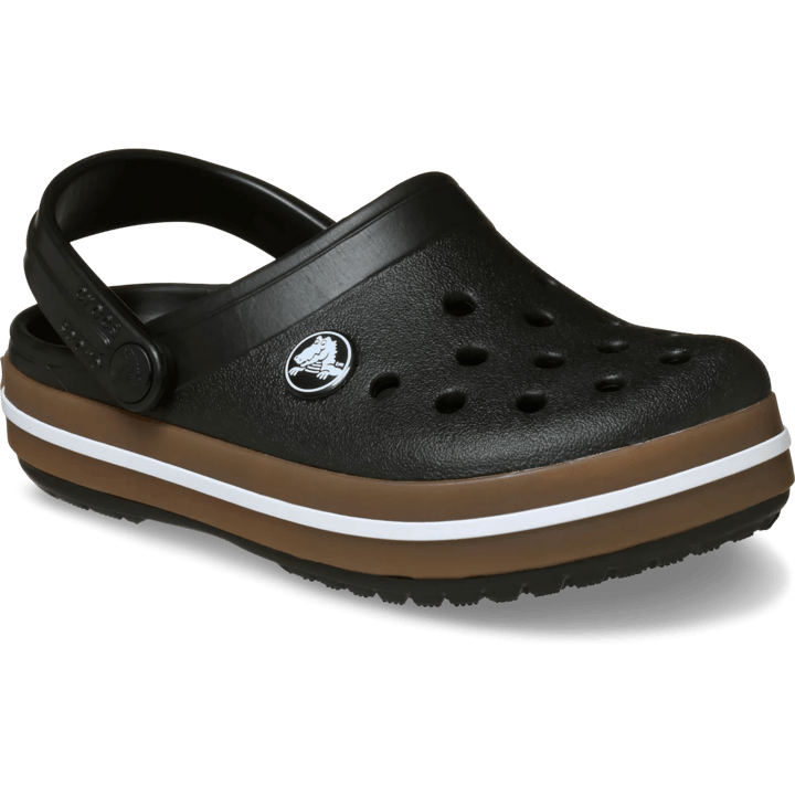 Crocs Kids' Crocband Gum Clog Black Crocs