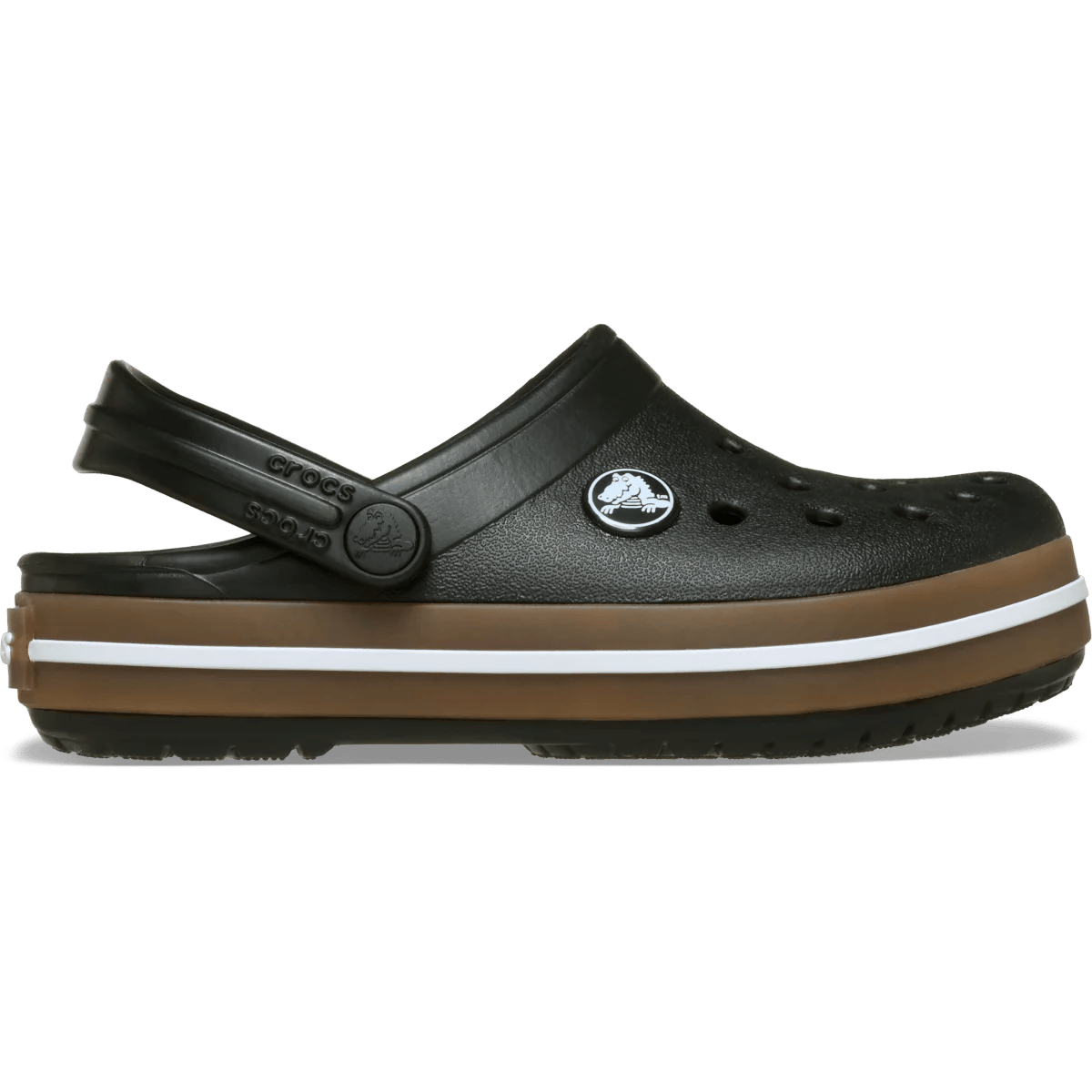 Crocs Kids' Crocband Gum Clog Black