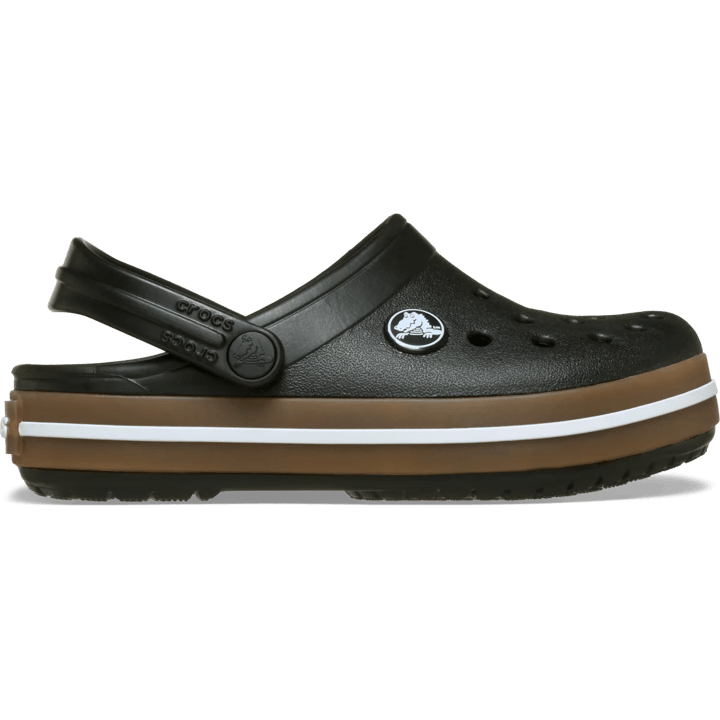 Crocs Kids' Crocband Gum Clog Black Crocs