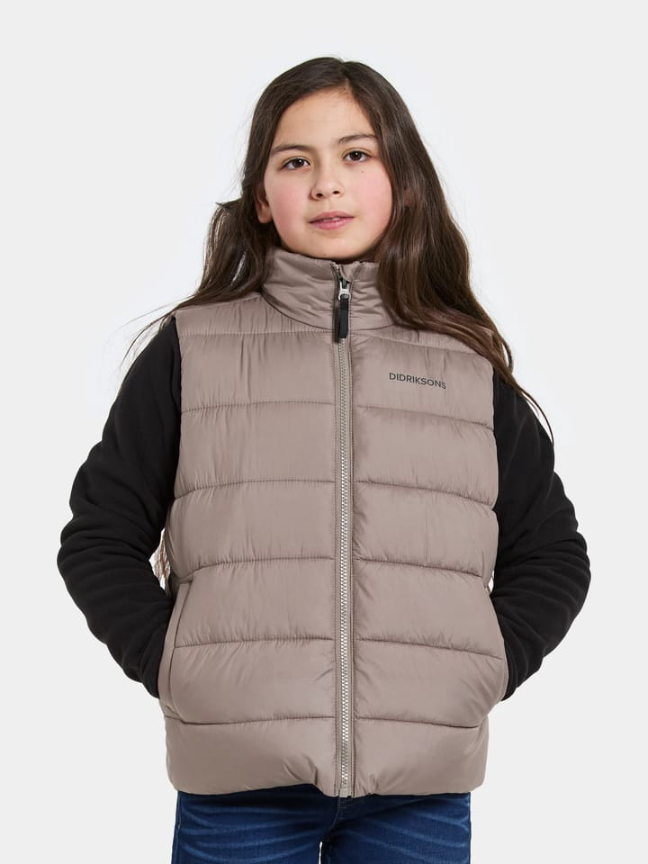 Didriksons Kids' Kilo Vest 2 Ash Brown Didriksons