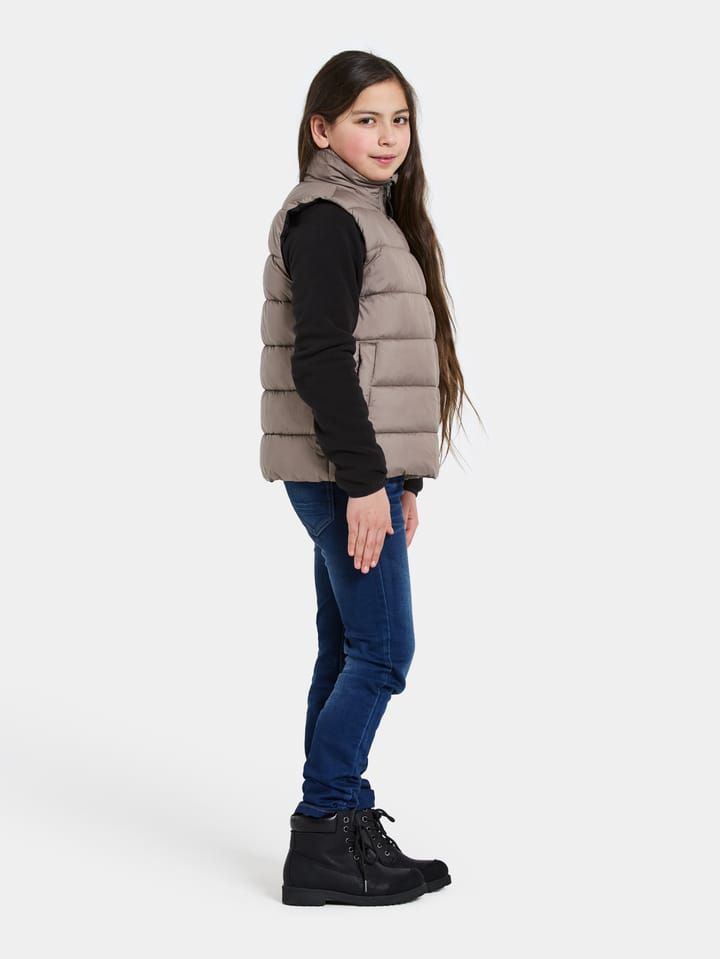 Didriksons Kids' Kilo Vest 2 Ash Brown Didriksons