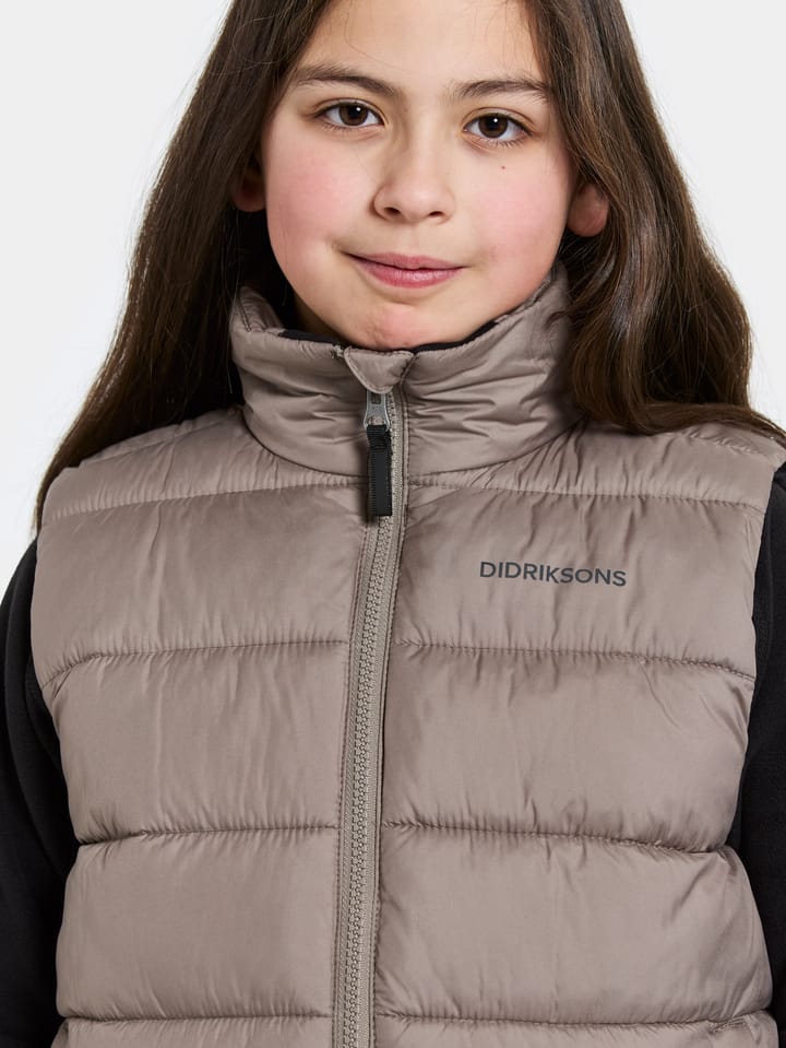 Didriksons Kids' Kilo Vest 2 Ash Brown Didriksons