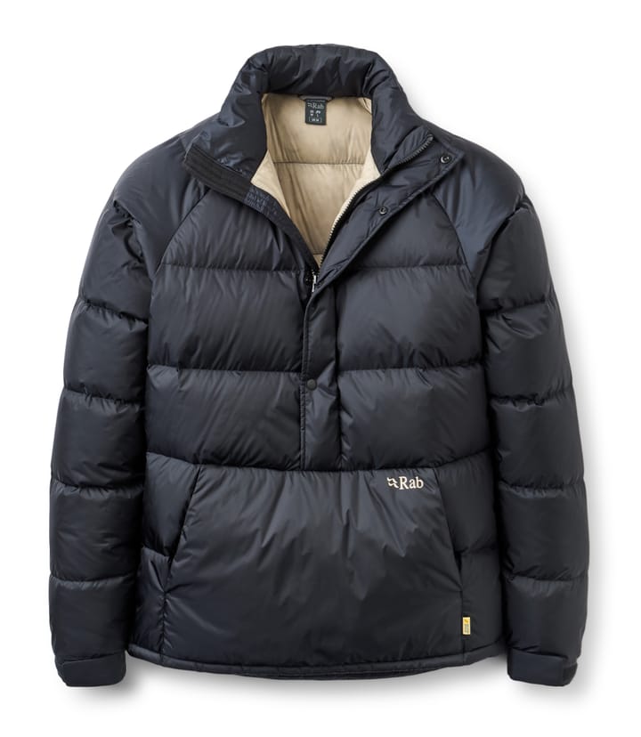 Rab Kinder Smock Second Stitch Black/dark Pebble Rab