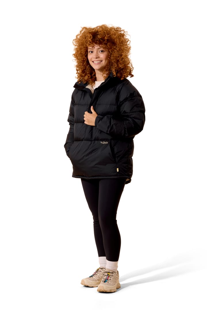 Rab Kinder Smock Second Stitch Black/dark Pebble Rab