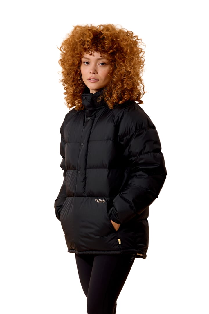 Rab Kinder Smock Second Stitch Black/dark Pebble Rab