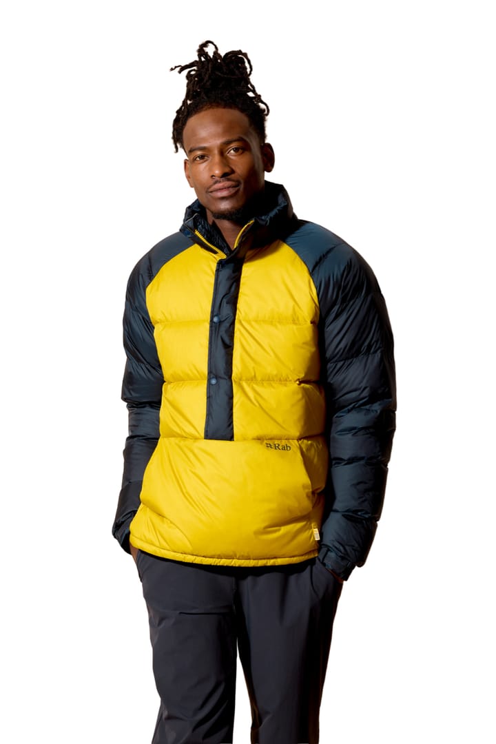 Rab Kinder Smock Second Stitch Dark Pebble/galaxy Blue Rab