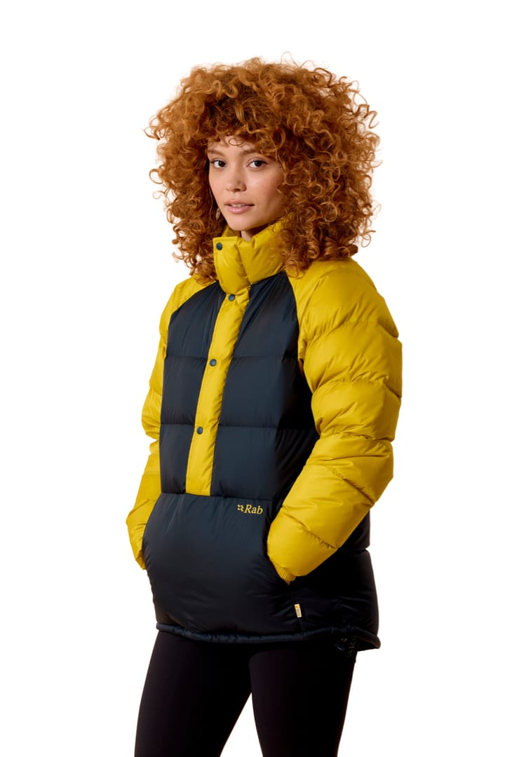 Rab Kinder Smock Second Stitch Dark Pebble/galaxy Blue Rab